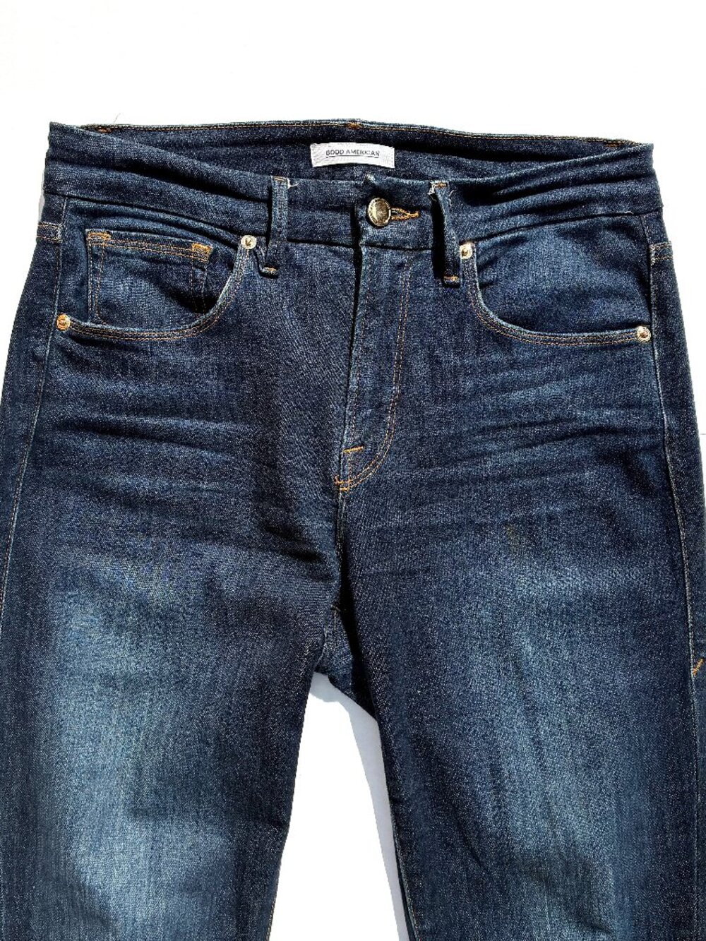 Women’s Good American Good Legs Skinny Jeans, Dark Wash Size 27